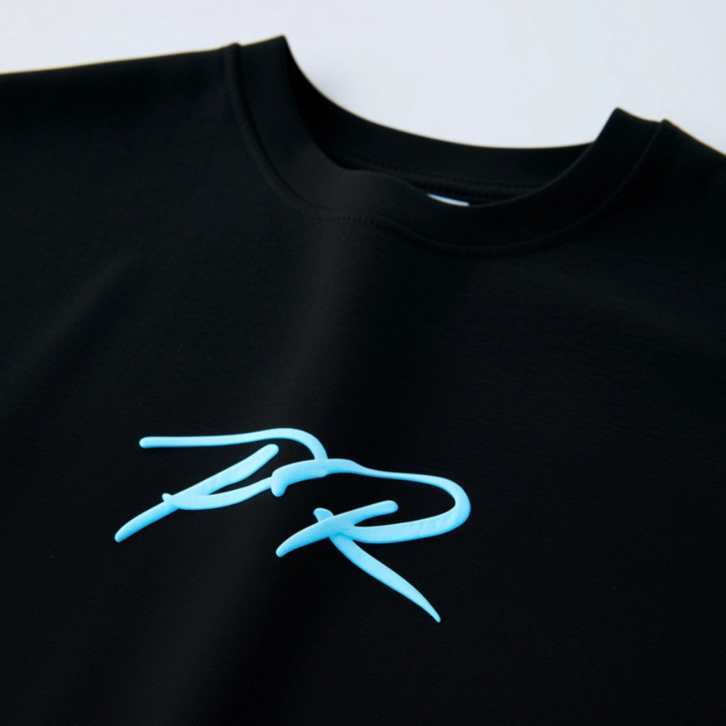Divine Essence Boxy Puff Print T-Shirt “TIFFANY HAND”